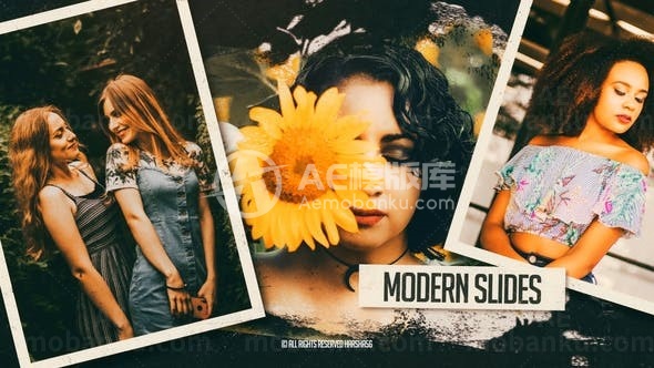 记忆照片库动态展示AE模板