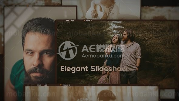 记忆照片库动态展示AE模板