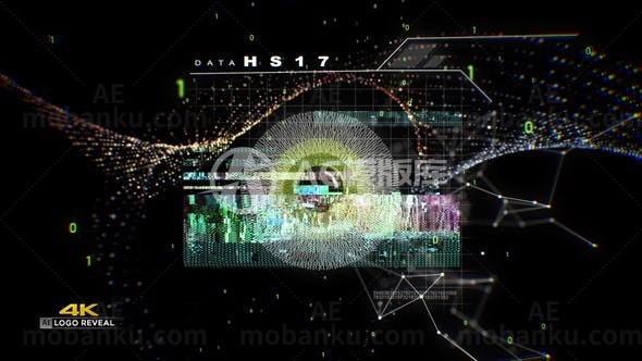 假眼标志动态演绎AE模板