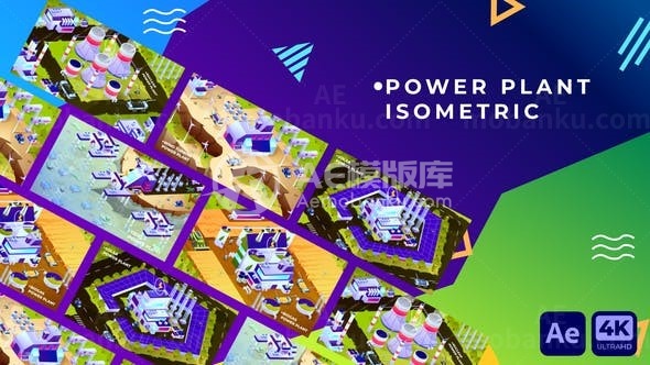 三维卡通风格演绎AE模板