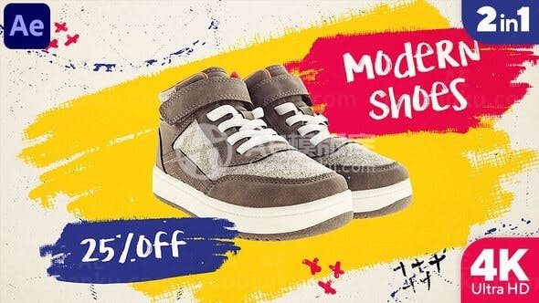 产品销售和折扣促销宣传AE模板