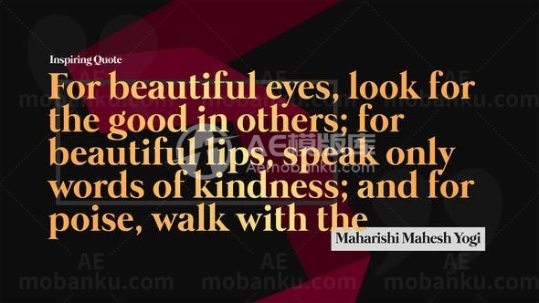 产品报价幻灯片展示AE模板