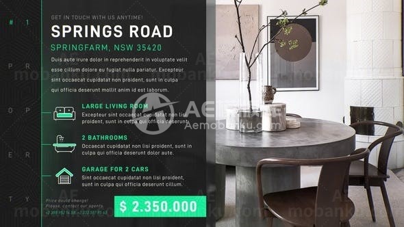 房地产促销AE模板