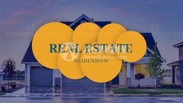 房地产企业幻灯片展示AE模板