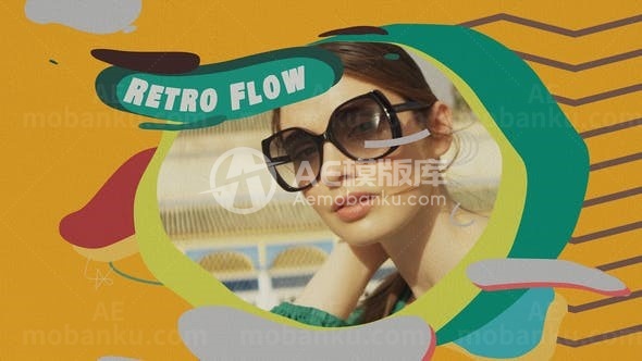 卡通风格图片视频展示AE模板