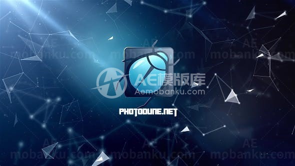 科幻标志演绎AE模板