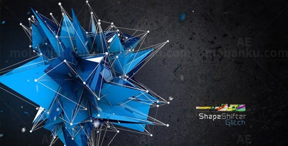 故障徽标动态演绎AE模板