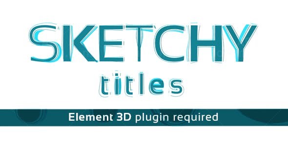 卡通风格标题动态演绎AE模板