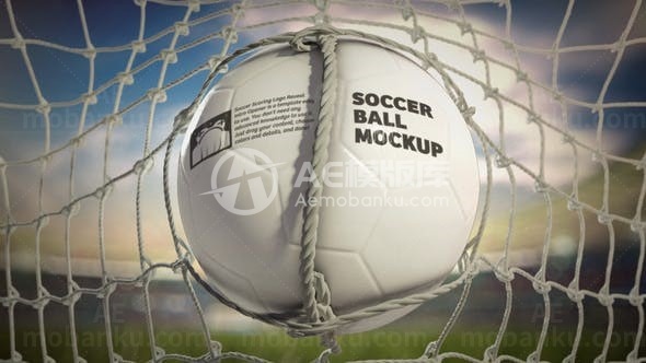 足球评分标志演绎AE模板