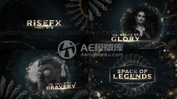 传奇空间大奖宣传片展示AE模板