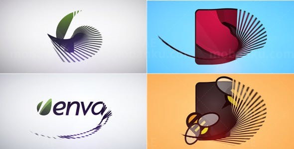 螺旋标志动态演绎AE模板