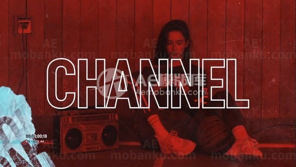 运动介绍MG动画AE模板