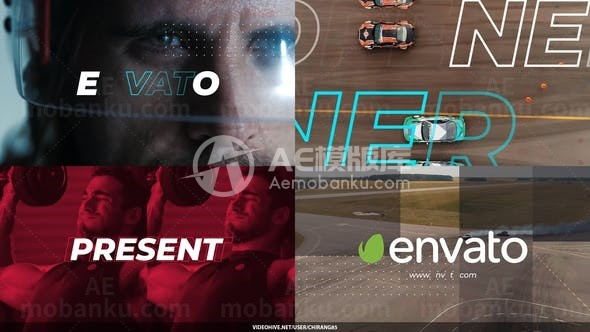 体育开幕宣传片AE模板