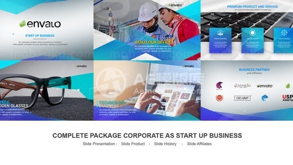 商业业务演示AE模板