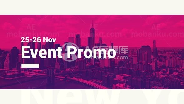 跺脚节奏宣传片演绎AE模板