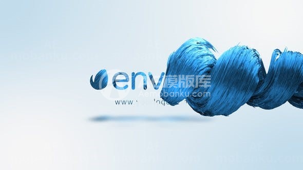 字符串徽标演绎AE模板