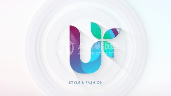 风格和时尚标志演绎AE模板