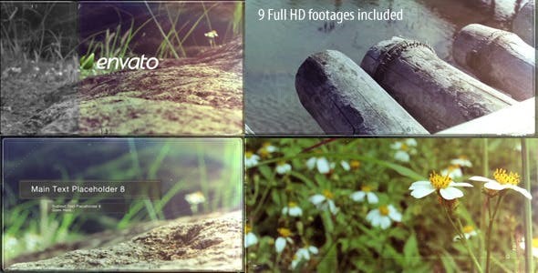 夏季旅行图片视频展示AE模板