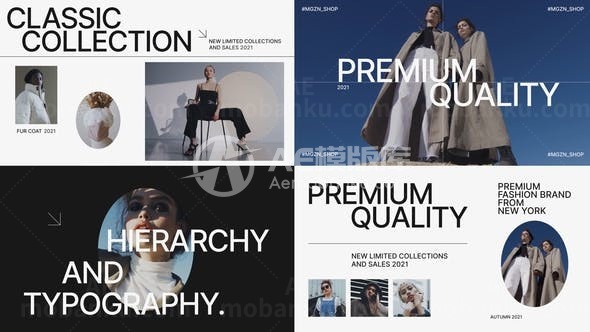 品牌画廊宣传促销AE模板