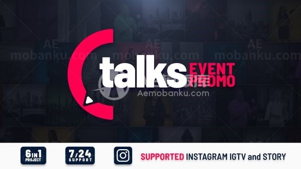 商务会谈活动宣传片AE模板