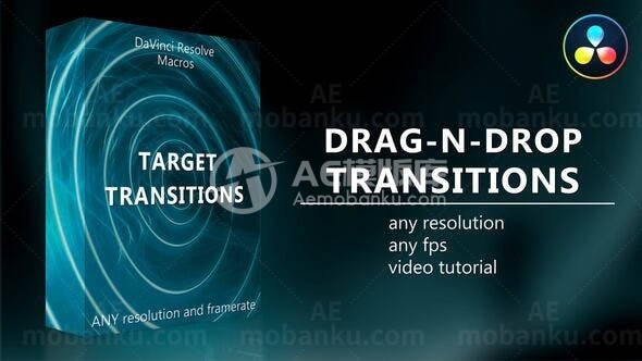 旋转图片视频展示AE模板