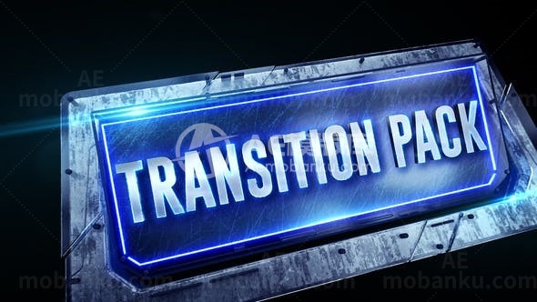 文本过渡包动态展示AE模板