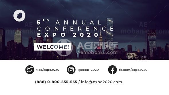 动态活动宣传片展示AE模板