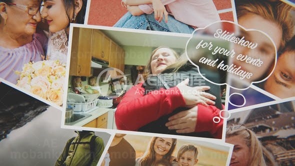 电影记忆幻灯片展示AE模板