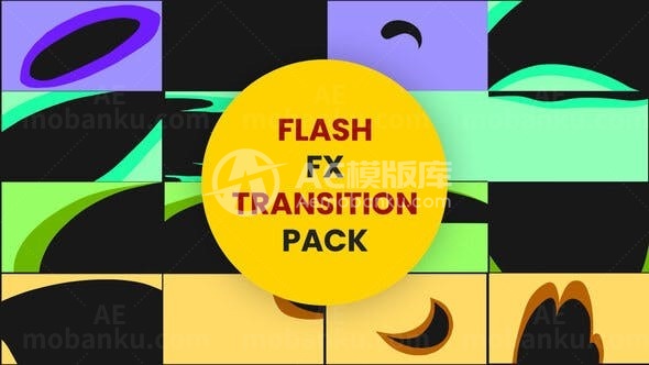 卡通过渡效果图片视频展示AE模板