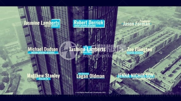 多组时尚标题动态演绎AE模板