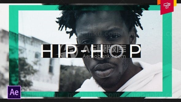 城市嘻哈风格视频展示AE模板