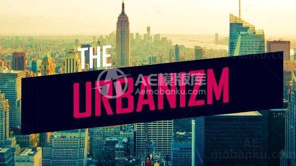 丰富多彩的城市生活展示AE模板