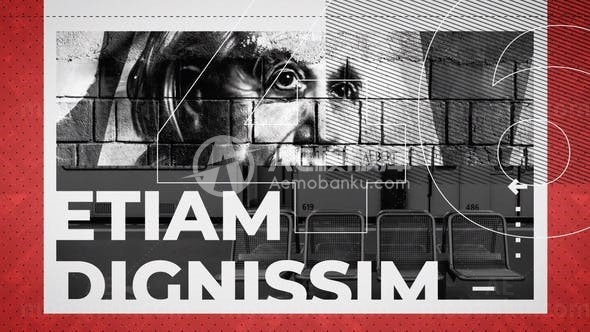 城市炫酷幻灯片展示AE模板