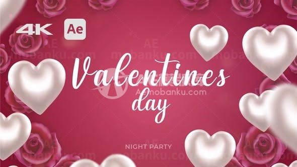 情人节介绍动态演绎AE模板