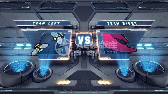 体育标志的转换演绎AE模板