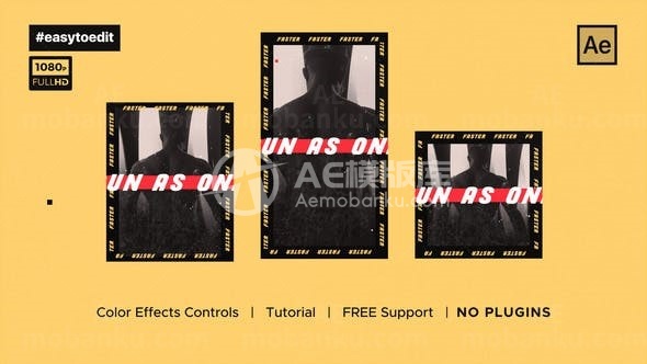 体育运动动态演绎AE模板