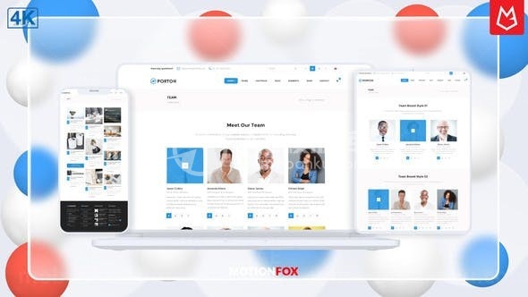 网站和应用程序促销展示AE模板