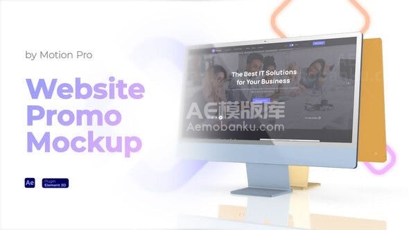 电脑网络宣传促销AE模板