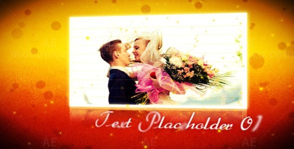 结婚相册动态展示AE模板