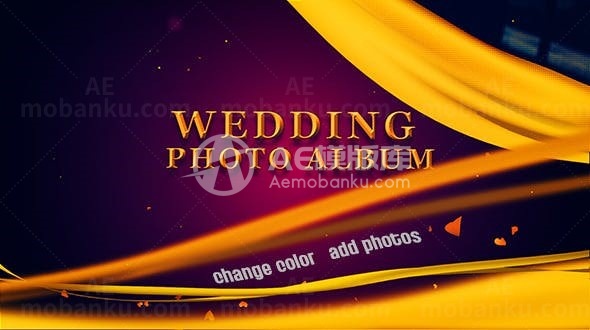 结婚相册动态展示AE模板