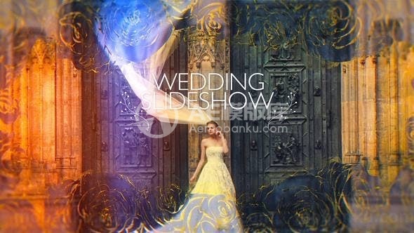 婚礼幻灯片展示AE模板