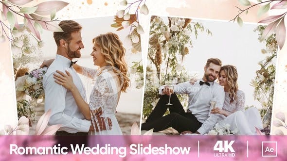 婚礼幻灯片展示AE模板