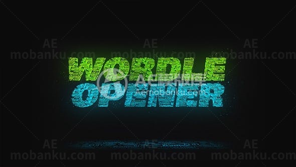 节奏感视频展示AE模板