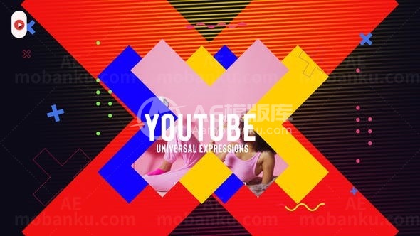 Youtube频道简介展示AE模板