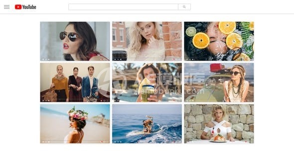 Youtube频道宣传片AE模板