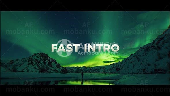 标题动态演绎图片展示AE模板