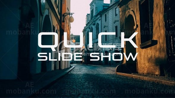 快速照片幻灯片展示AE模板