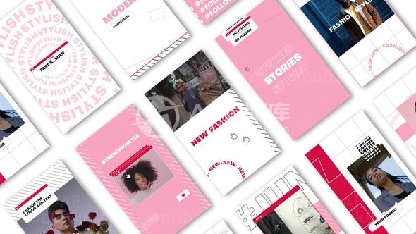 时尚图片视频展示AE模板