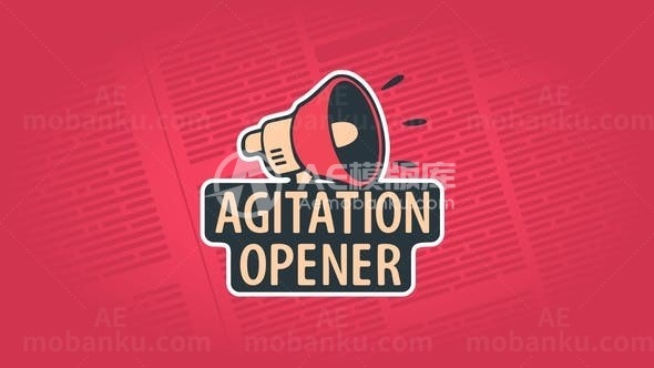 卡通风格电视节目演绎AE模板