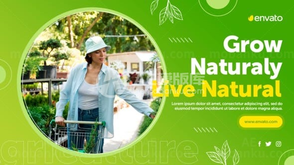 农业宣传片展示AE模板